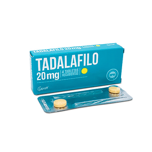 TADALAFILO 20 MG X 4 TAB- - LAPROFF- 14-D