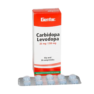 CARBIDOPA LEVODOPA 25MG/250MG X 30 TAB - - GENFAR- UBI 20-B