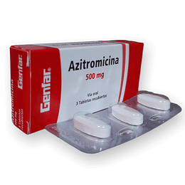 AZITROMICINA 500 MG X 3 TAB --GENFAR- VTO JUN 25