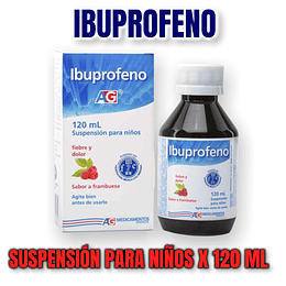 IBUPROFENO 100MG/5ML SUSP X 120 ML --AG - VTO SEP 25 UBI 1-C