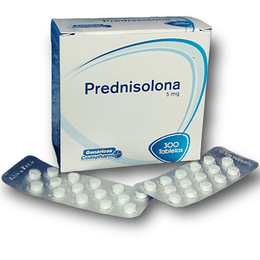 PREDNISOLONA 5 MG X 300 TAB - -COASPHARMA -VTO ENE 27 -UBI 7-C