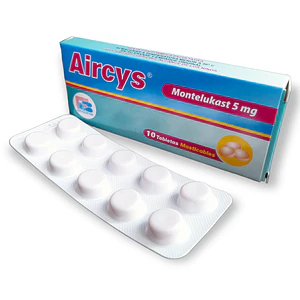 AIRCYS 5 MG X 10 TAB- MONTELUKAST 5 MG- BIOQUIFAR- UBI 3-A