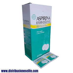 ASPIRINA EFERVESCENTE 500 MG X 50 TAB- ACIDO ACETILSALICILICO 500 MG- BAYER- 18-B