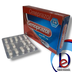 GENOPRAZOL 20 MG X 14 CAP- OMEPRAZOL 20 MG- GENOMMA- 2-C