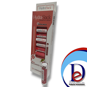 HYDRASTICK MANTECA CACAO CEREZA X 12 UNI- - TOTALMAX- 18-D