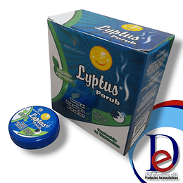 LYPTUS PORUB 10 GR X 12 UND- MENTOL+ EUCALIPTO+ ALCANFOR (COMPETENCIA VICK VAPORUB)- MEDICAL- VTO N/