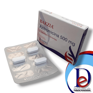 BAKZIA 500 MG X 3 TAB- AZITROMICINA 500 MG- FARMACOMERCIAL- 16-B