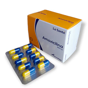 AMOXICILINA 500 MG X 50 CAP- - LASANTE- UBI 27-B