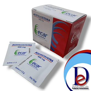 ACETILCISTEINA 600 MG X 30 SBS- - ECAR-UBI 13-A