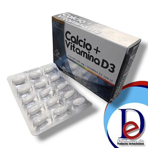 CALCIO 400 MG + VITAMINA D3 100 UI X 30 CAP- - NOVOFAR- UBI 21-C 