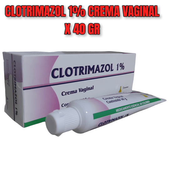 CLOTRIMAZOL 1% CREMA VAGINAL X 40 GR- - FARMIONI - VTO JUL 27- UBI 8-A