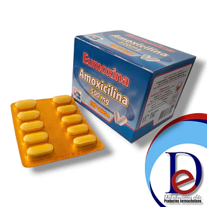 EUMOXINA 500 MG X 100 TAB- AMOXICILINA 500 MG- BIOQUIFAR- UBI 3-C