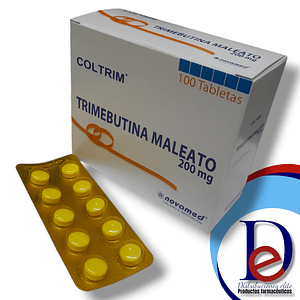 COLTRIM 200 MG X 100 TAB- TRIMEBUTINA 200 MG- NOVAMED- 17-E