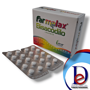 FARMALAX 5 MG X 100 GRAGEAS- BISACODILO 5 MG- ECAR- 13-B