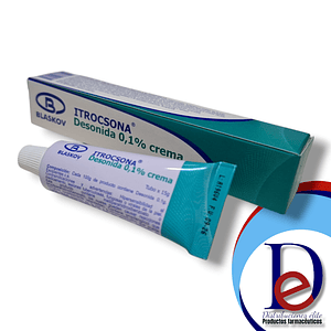 ITROCSONA 0.1% CREMA TOPICA X 15 GR- DESONIDA 0.1%- BLASKOV- VTO SEP 26- 18-E