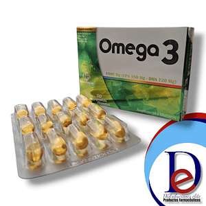 OMEGA 3 1000 MG X 30 CAP- EPA + DHA- NOVOFAR- 21-B