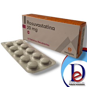 ROSUVASTATINA 20 MG X 30 TAB- - MEMPHIS-UBI 15-E