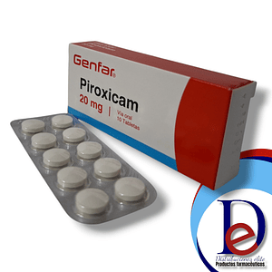 PIROXICAM 20 MG X 10 TAB- - GENFAR- 20-D