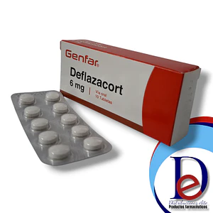 DEFLAZACORT 6 MG X 10 TAB - - GENFAR-UBI  20-A