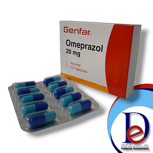 OMEPRAZOL 20 MG X 10 CAP- - GENFAR - UBI 20-C