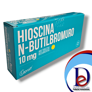 HIOSCINA 10 MG X 400 TAB- - LAPROFF- - UBI 14-F