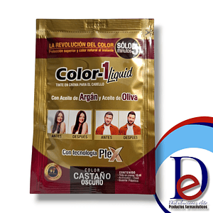 TINTURA LIQUIDA COLOR-1 CASTANO SB- - INTERBEL- - UBI 27-F*