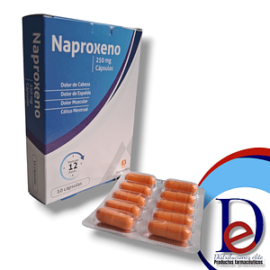 NAPROXENO 250 MG X 10 CAP - - MEMPHIS- 16-E