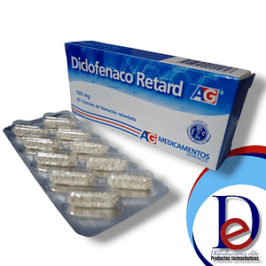 DICLOFENACO 100 MG RETARD X 20 CAP- - AG- UBI 1-E