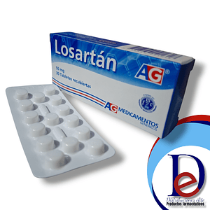 LOSARTAN 50 MG X 30 TAB- - AG- 1-D