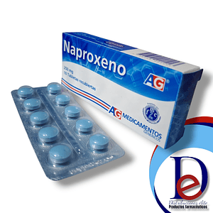 NAPROXENO 250 MG X 10 TAB- - AG- - UBI 1-D