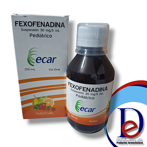 FEXOFENADINA 30MG/5ML JBE X 150 ML- - ECAR- 13B