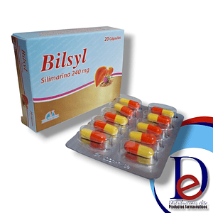 BILSYL 240 MG X 20 CAP- SILIMARINA 240 MG- ANGLOPHARMA- - UBI 2-B