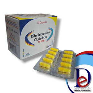 DIFENHIDRAMINA HCL 50 MG X 50 CAP- - OPHALAC- 2-C