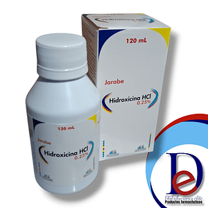 HIDROXICINA 2.5MG/ML JBE X 120 ML- - ANGLOPHARMA- UBI 2-D