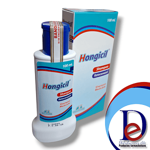 HONGICIL 2% SHAMPOO X 100 ML- KETOCONAZOL 2%- ANGLOPHARMA- 2-E