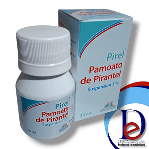 PIREL 5% SUSP X 30 ML- PIRANTEL 5%- ANGLOPHARMA- UBI 2-E