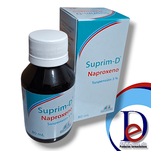 SUPRIM-D 3% SUSP X 80 ML- NAPROXENO 3%- ANGLOPHARMA- - UBI 2-E