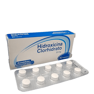 HIDROXICINA 25 MG X 20 TAB- - COASPHARMA- UBI 6-D
