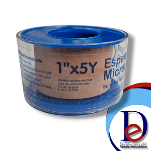 ESPARADRAPO MICROPOROSO 1