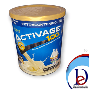 ACTIVAGE 100 POLVO X 400 GR GRATIS 100 GR- MULTIVITAMINICO+ CALOSTRO BOVINO- AIPHEX- 22-F