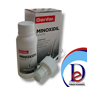 MINOXIDIL FORTE 5% LOCION X 60 ML- - GENFAR- UBI 30-C