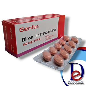 DIOSMINA 450MG + HESPERIIDINA 50MG X 30 TAB --GENFAR UBI 2 - C