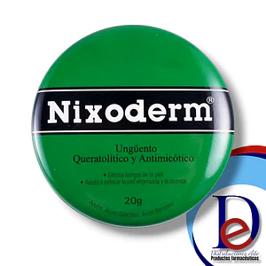 NIXODERM UNG X 20 GR- AZUFRE+ ACIDO SALICILICO+ ACIDO BENZOICO- INCOBRA-BODEGA C-  23-C