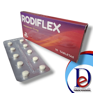 RODIFLEX 15 MG X 10 TAB- MELOXICAM 15 MG- RUECAM- 16-E
