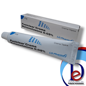 FUCICLEAR 0.05% CREMA X 40 GR- BETAMETASONA 0.05%- LG-PHARMA- - UBI 5-E