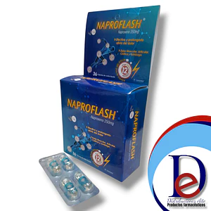 NAPROFLASH 250 MG X 36 CAP - NAPROXENO 250MG- NOVAMED- 17-C