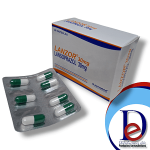 LANZOR 30 MG X 28 CAP - LANSOPRAZOL- NOVAMED- VTO SEP 26- 17-C