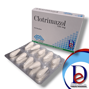 CLOTRIMAZOL 100 MG X 10 OVULOS- - COLMED- - UBI 7-D