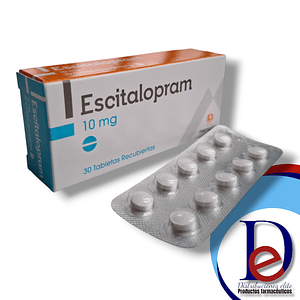 ESCITALOPRAM 10 MG X 30 TAB - - MEMPHIS- 15-F