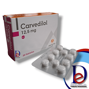 CARVEDILOL 12.5 MG X 30 TAB- - MEMPHIS- 15-E